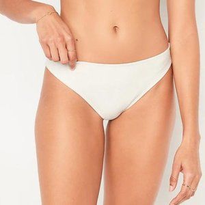 Old Navy Low-Rise Terry Classic Bikini Swim Bottoms for Women New